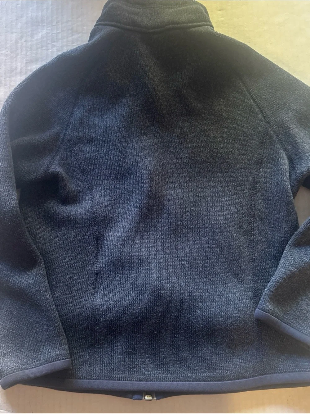 Patagonia Youth (5-6) Navy Blue Fleece Jacket with Logo